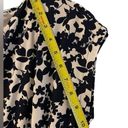 Krass&co NY& Stretch Floral Dress Navy Blue/White Size Small Photo 6