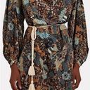 Ulla Johnson  Agadir Belted Cotton Blend Printed Voile Dress Earth Tone Sol Photo 0