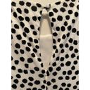 The Loft  Ann Taylor Cream & Black Polka Dot Sleeveless Dress Medium Photo 6