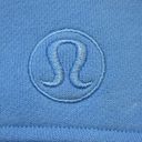 Lululemon NWT  Scuba Oversized Funnel Neck in Aero Blue Fleece Sweatshirt XS/S Photo 5