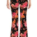 No Bo  Corduroy Floral Pants Size XL No Boundaries High Rise Flare Leg Cropped Photo 0