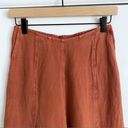 Young Fabulous and Broke  Wide Leg Cropped Linen Pants High Rise Beach C16 Photo 4