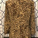 Black Rainn  Animal Print Blazer Brown/Black Medium Photo 2