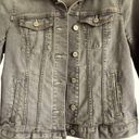 Banana Republic Ladies  Gray Jean Jacket, Size XS Photo 2