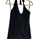 MagicSuit Black Underwire Halter Tie Neck Swimsuit Tankini Top Size 12 Photo 0