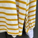 Andthewhy  Oversized Yellow Stripe Tunic Size Large Photo 3