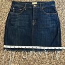 MOTHER Denim  The Angel Peg Mini Fray Skirt 25 Photo 3