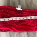 Bozzolo  M Red Strapless Lace Bralette Photo 3