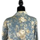 Coldwater Creek Vintage 90’s  Light Floral Denim Jacket Photo 4