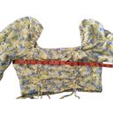 Kit + Sky Long Sleeve Floral Crop Top Vacation Beach Vacation Yellow Size XS Photo 10