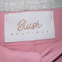 Blush Boutique  Pink High Waisted Straight Leg Barbiecore Trouser Pants Photo 4