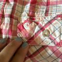 Carhartt  women’s size S (4/6) cotton plaid button down shirt Photo 1