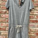 n:philanthropy Revolve :Philanthropy Breeze Romper Tee shirt shorts Romper Grey & white NWT L Photo 10