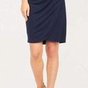 J. McLaughlin  Women’s NWT Parkhurst Skirt Sz 2 in Solid Navy New Photo 0