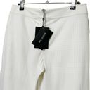 St. John NWT  Collection Fashion Fit Wide Leg Trouser Pants Off White Women’s 6 Photo 2