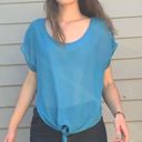 Full Tilt  from PacSun Sheer Blue Blouse (Small) Photo 0