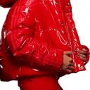 Adidas Originals Ivy Park Red Puffer Jacket Photo 5