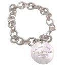 Tiffany & Co. Sterling Silver Return To Tiffany’s Circle Tag Chain Link Bracelet Photo 0