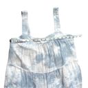 Rails  Amaya Tiered Sundress Tie Dye Midi Blue White Size XS Photo 4