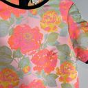 Wilfred  Aritzia Palais neon floral jacquard blouse Photo 2