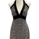 Xxi Geometric Halter V-Neck Tie Back Club Cocktail Dress Small Photo 0