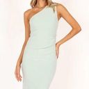 Petal and Pup  Nadene Mint Green One Shoulder Midi Dress 0 Photo 0