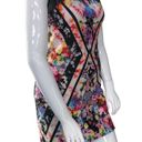 Boston Proper  Womens Size 14 Sheath Dress Colorful Mesh Scuba Stretch BRAND NEW Photo 8