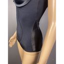 Second Skin Vintage Flexees Bodysuit Size 34C Black  Satin Underwire 5756 Shaper Photo 4