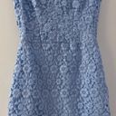 B Darlin Light Blue Lace Dress Photo 2