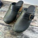 Buckle Black Cordani Zader Mule Clogs  Leather Size 36 Photo 2