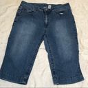 kim rogers Denim Zip Front 5 Pocket Capris Photo 3