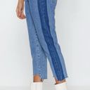 Nasty Gal | Blue Side by Side Distressed Mom Jeans Photo 1