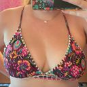 Xhilaration Multicolor Floral Bikini Top Photo 2