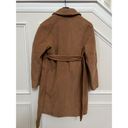 Max Mara Women's  Cashmere Wool Double Breasted Coat Overcoat M Camel Photo 4