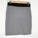 American Eagle  Black White Striped Straight Pencil Skirt Women's Size Small S Photo 1