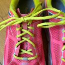 Hoka Clifton One One Pink and yellow Road Running Shoes size 10 Photo 9