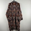 ZARA  Knit Cardigan Womens Size Small Duster Long Aztec Heavy Pockets Boho NEW Photo 10