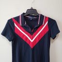 Tommy Hilfiger  Varsity Stripes Collared Short Sleeve Polo T Shirt Dress Medium Photo 2