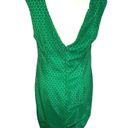 Tracy Reese PLENTY by  Emerald Green Sheath Dress Size 12 Laser Cut Knee Length Photo 5