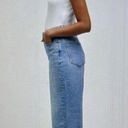 Madewell  Womens The Perfect Vintage Wide Leg Crop Jean Medium Blue Raw Hem 27T Photo 1