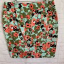 Lane Bryant  mod floral print pencil straight skirt Size 18 Photo 0