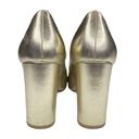 White Mountain Summit  ᪥ Aggie Chunky Round Heeled Pumps ᪥ Metallic Gold ᪥ 39 8.5 Photo 3