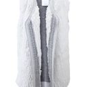 Vince Sz M Medium  Grey Rex Rabbit Fur Sleeveless Sweater Vest V314276252 Photo 1