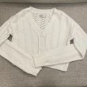 Hollister White Crop Sweater Photo 0