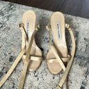 Manolo Blahnik Ankle strap heels in good condition minor signs of wear noted. Photo 1