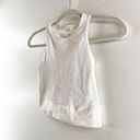 Abercrombie & Fitch Abercrombie YPB Racerback Seamless High Neck Tank Top White Small Photo 4