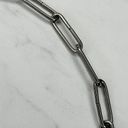 The Bar Dark Silver Tone Metal Chain Link Belt Size XS Small S Photo 4