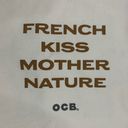 French Kiss  Mother Nature OCB Natural Rolling Papers Smoking Beige Tote Bag. Photo 2