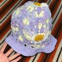 Daisy Hand Crochet  Puff Flower Bucket Hat Photo 2