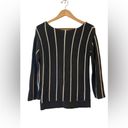 Banana Republic NWOT  Vertical Stripe Pullover
Sweater Boat Neck Merino Wool Photo 2